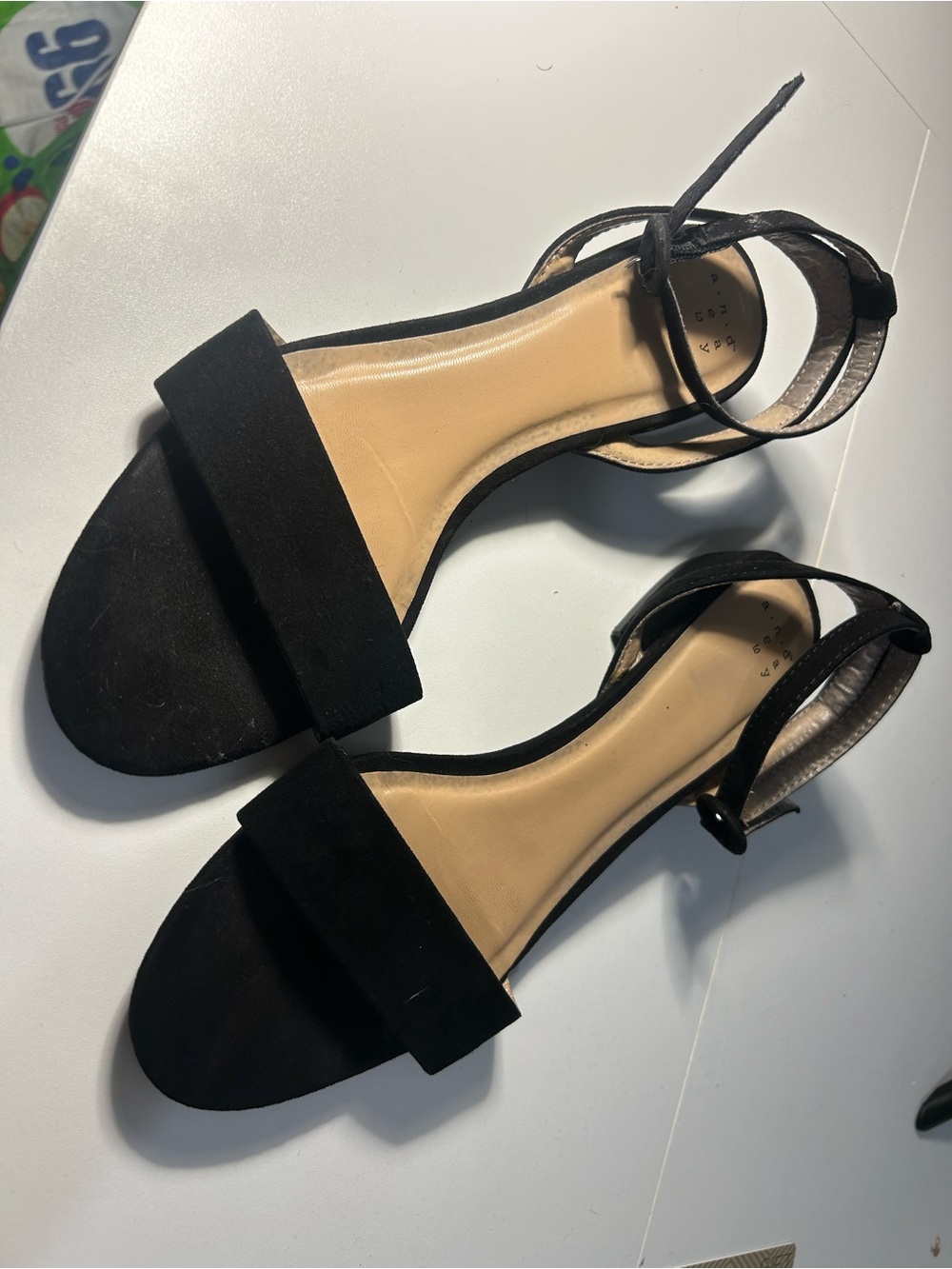 Classic Black Open-Toe Ankle-Strap Sandals